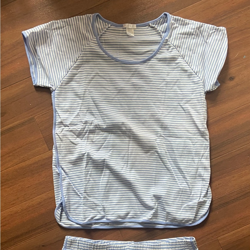 Blue Striped Lake Pajamas